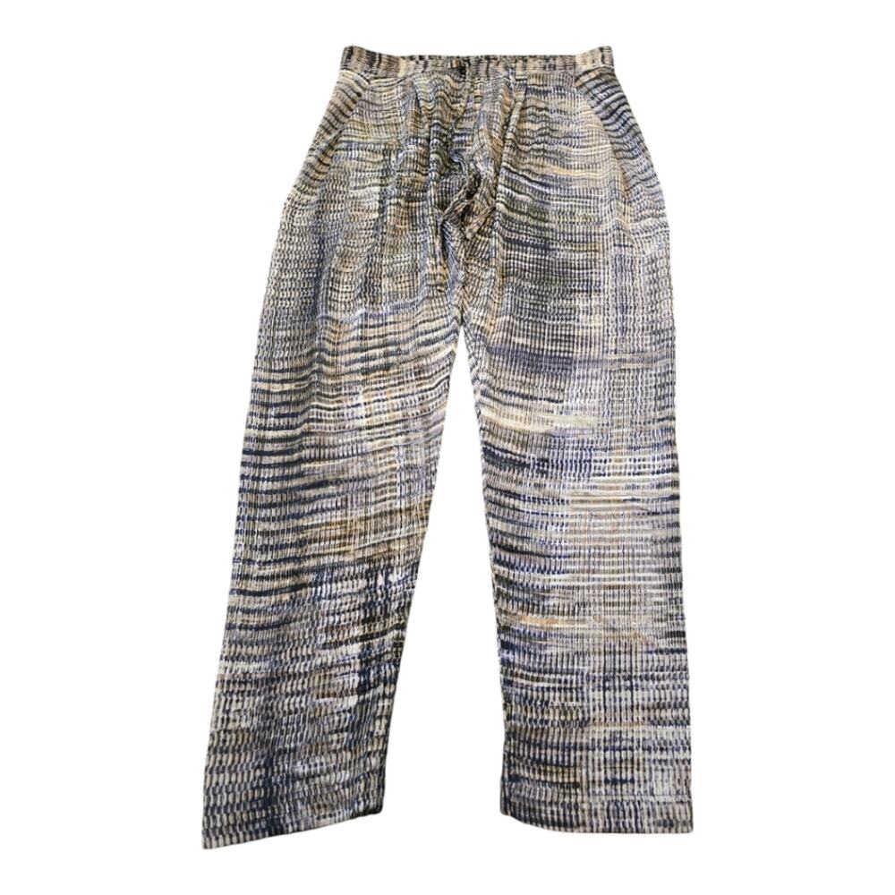Eric Raisina‎ Textured Funky Straight Leg Harem Pants Size Medium